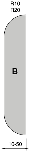 Säulenschutz - Profil B